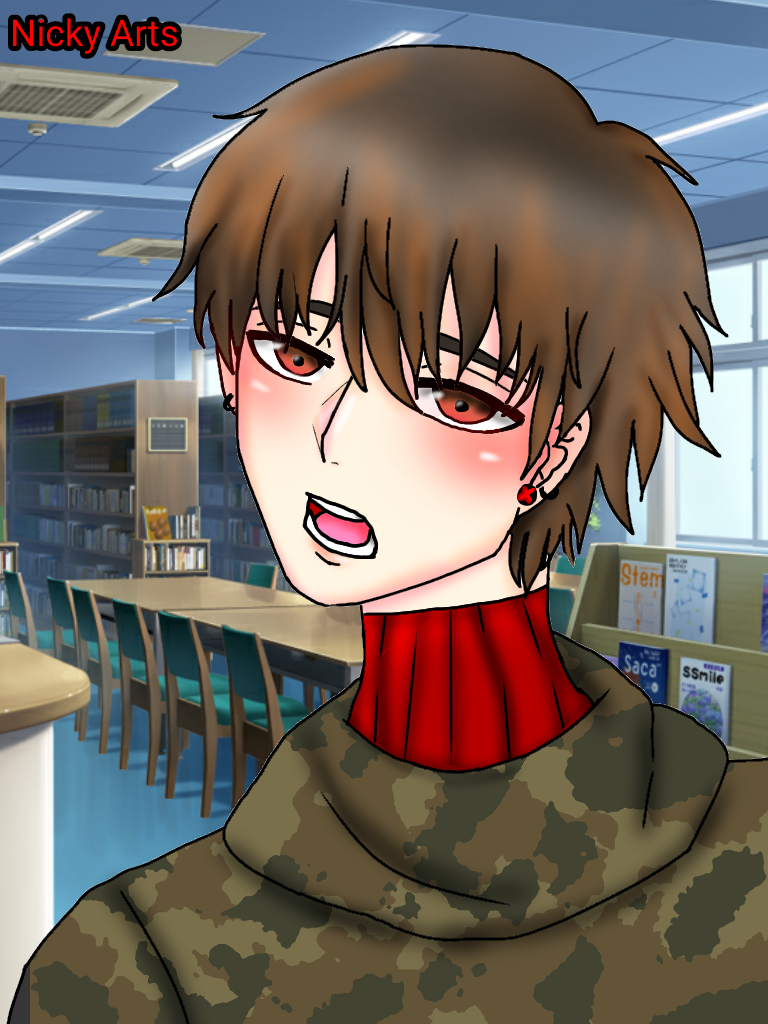 Emo anime boy - ibisPaint