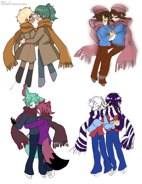 scarf collab (no ship frisk x chara) - ibisPaint