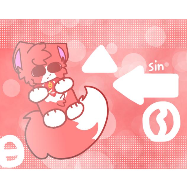 Sine cat! 🔺🐾🍉