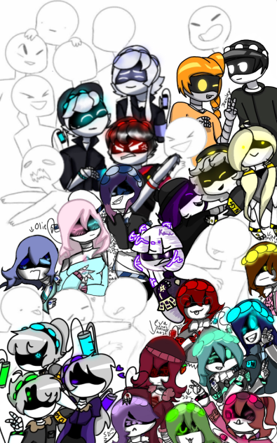 Murder drones Collab! - ibisPaint