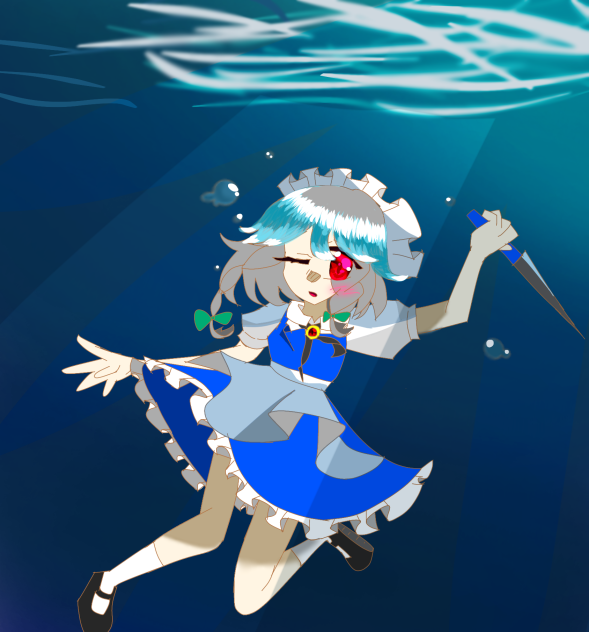 水中の練習
