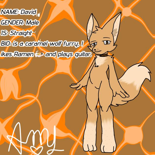 caramel boy named David