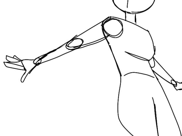変身アニメを作り直したいラフ