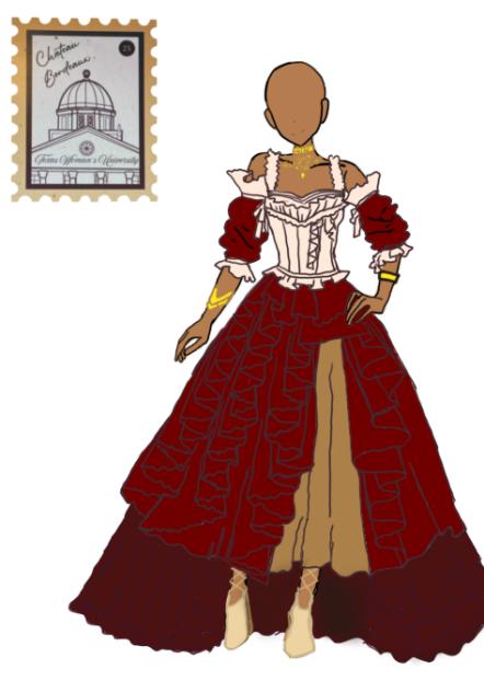 Fairy tale dress in French Pairs