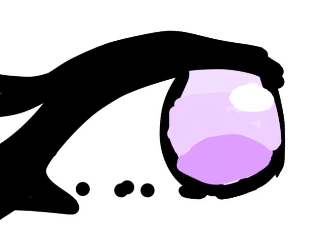 紫の目