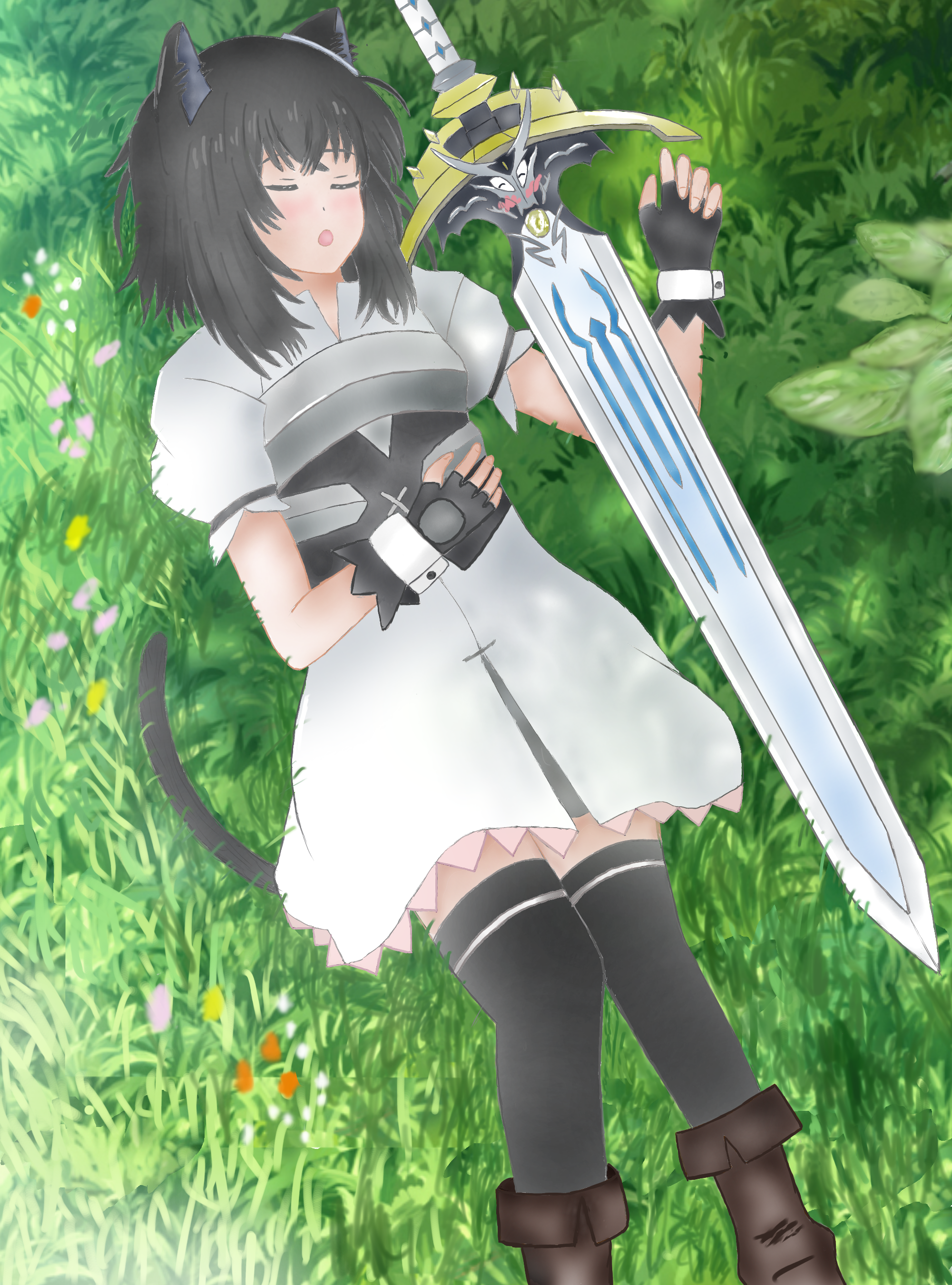 転生したら剣でした フラン 師匠 - ibisPaint