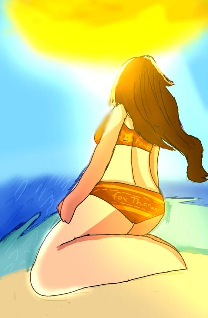 Beach day ☀️🦊