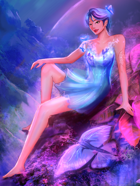 Fairy girl illustration