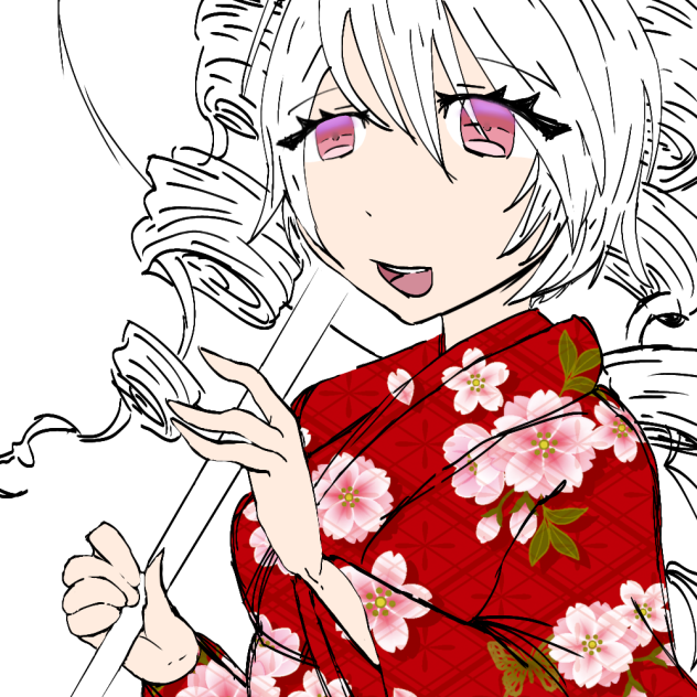 Kasane In a kimono  NOT DONE