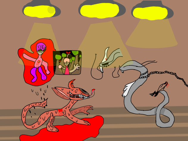 My snake and red devil - ibisPaint