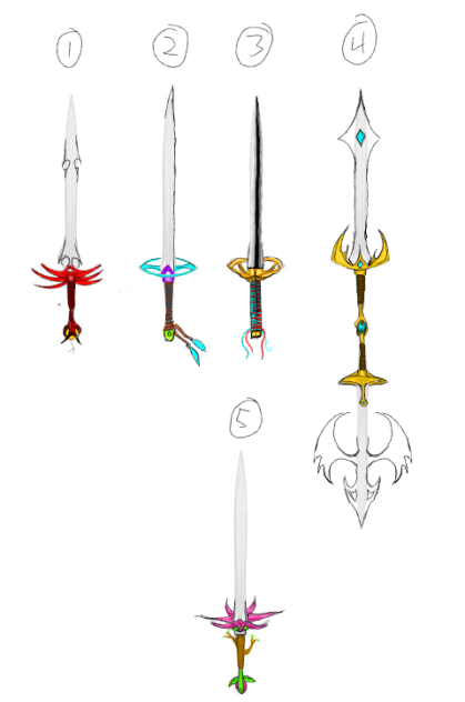 pick a sword - ibisPaint