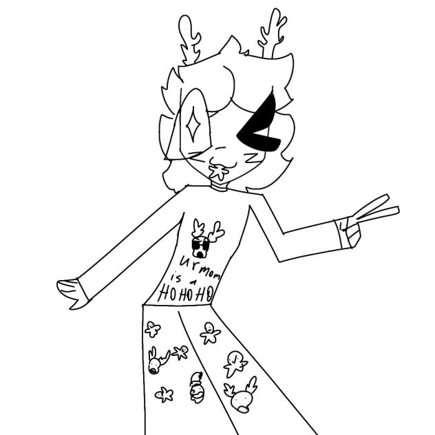late Christmas drawing