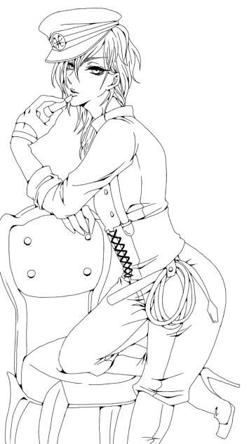 【線画】S