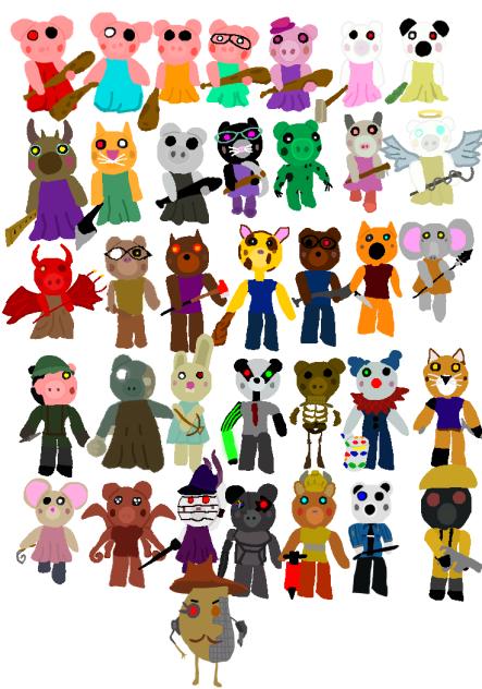 roblox piggy skins book 1