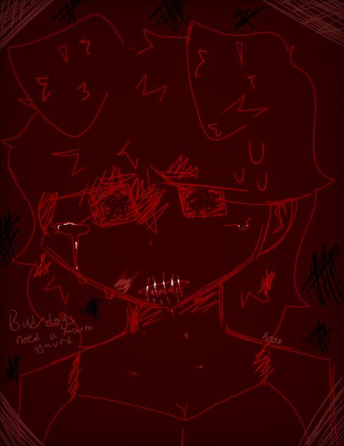 bad dogs need a mouth gaurd🪡