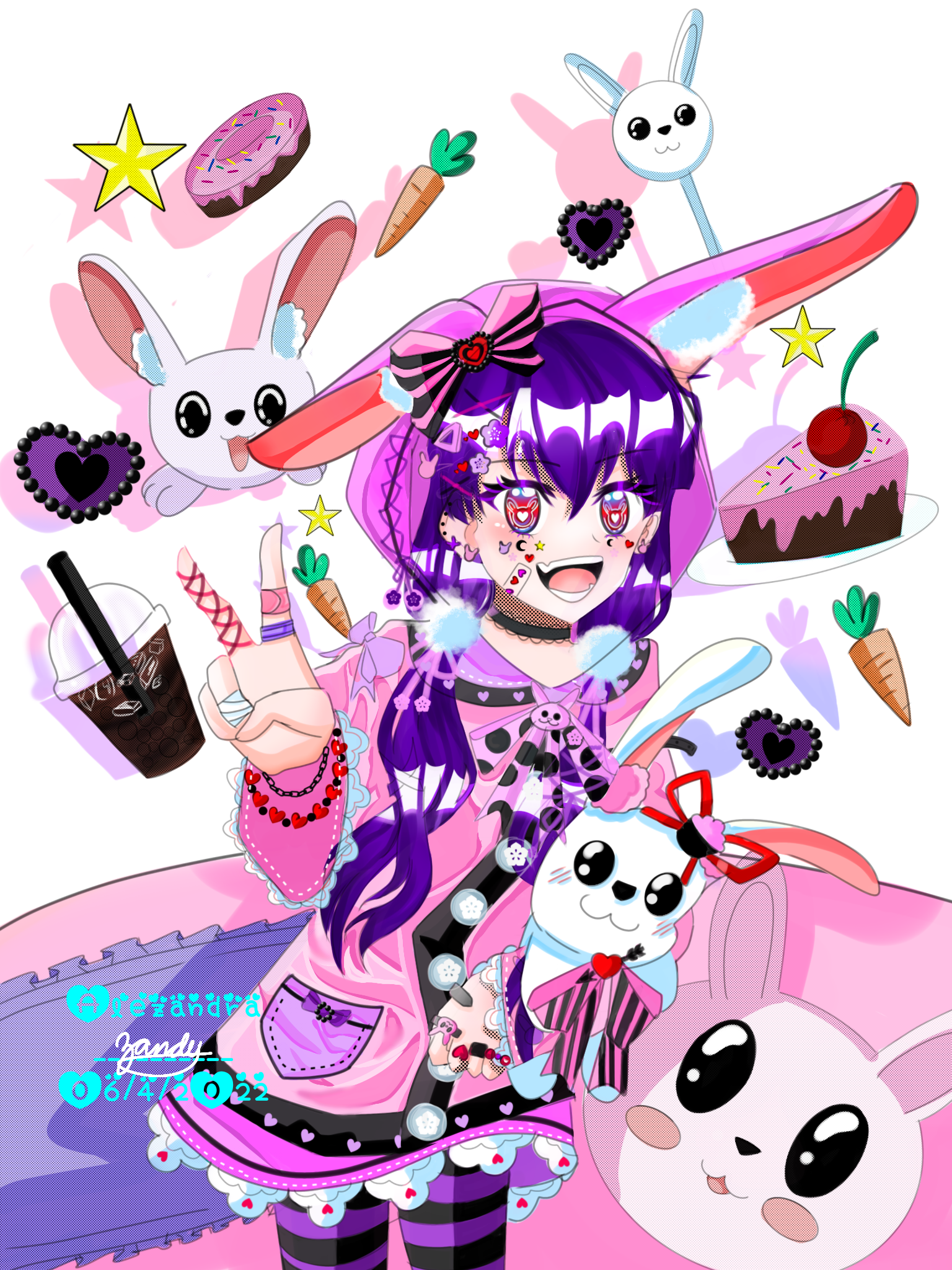 My cute little bunny 🐰💗 - ibisPaint
