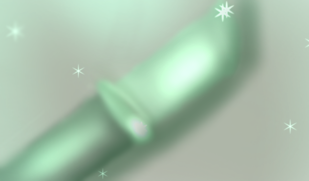 Teal lipstick