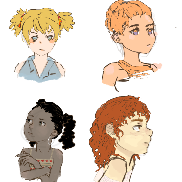 hair practice - ibisPaint