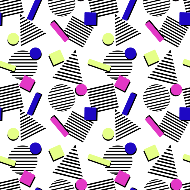 Retro pop pattern 5