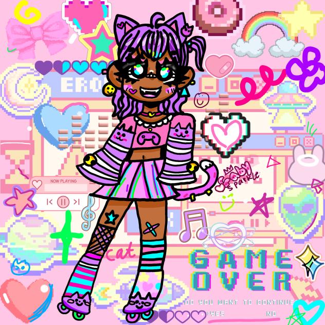 kawaii cat internet girl