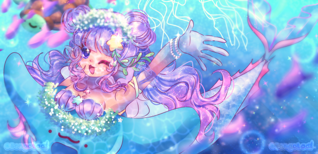 mermaid do the swim