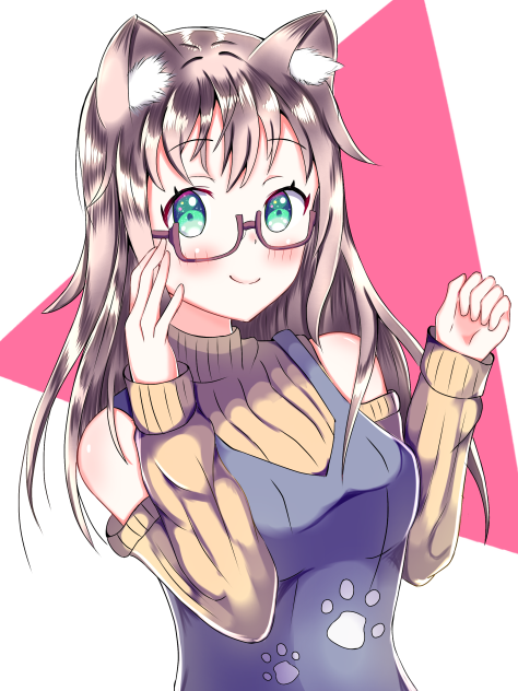 ケモノ耳×メガネ