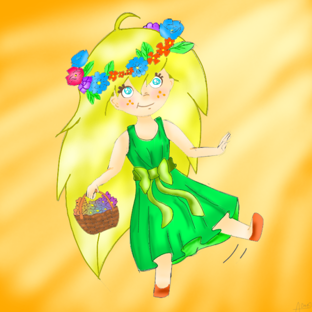 Рая (Летняя девочка) - ibisPaint