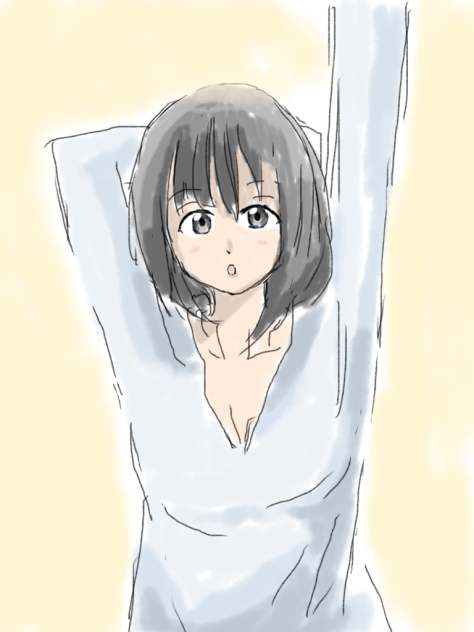 寝起き