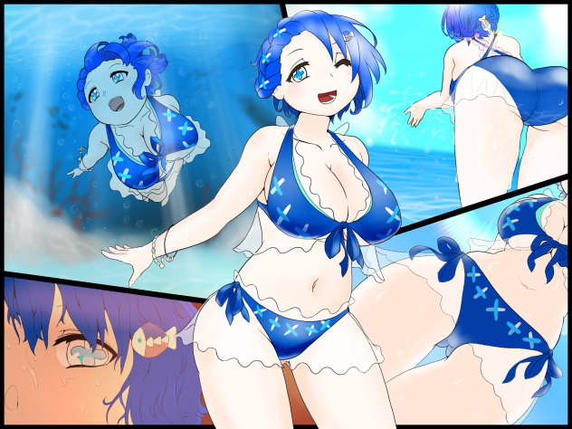 ヨワシ擬人化メイキング