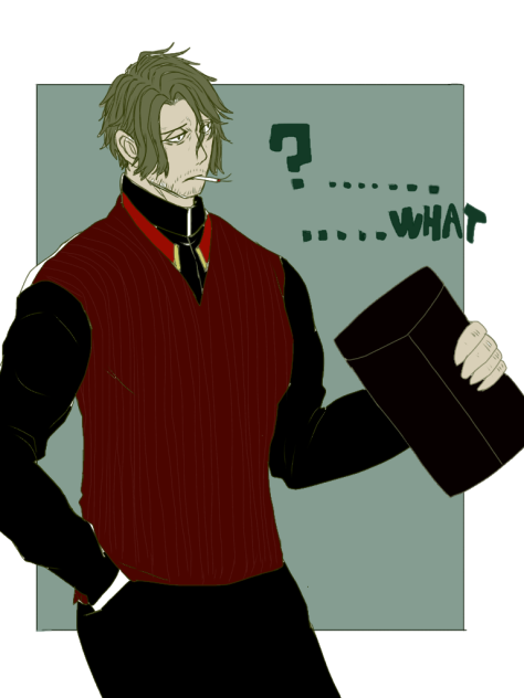 ？……………わっ