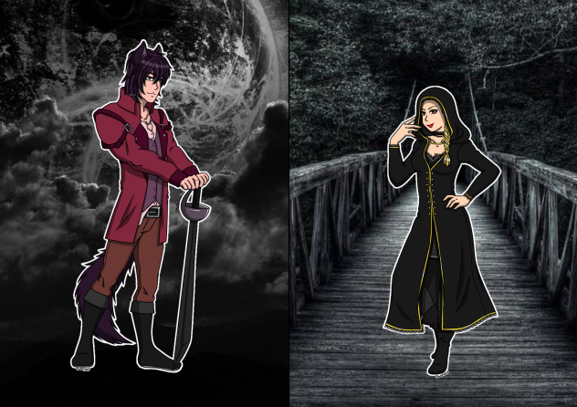 Ryker & The Demon (TRQ OC’s)[Speedpaint]