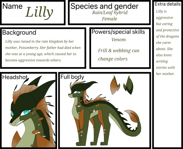 ✨️Character sheet for TBE✨️