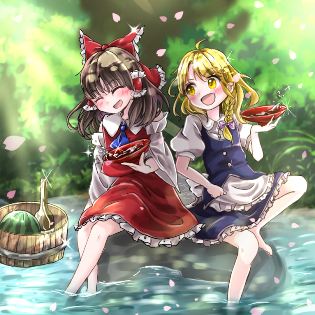 春の二人