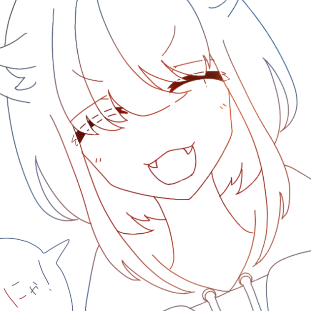 💙🐱 【線画】
