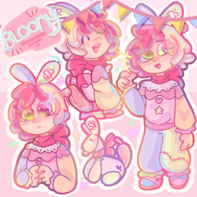 ✨️Bloony✨️ but is a.. human❓️