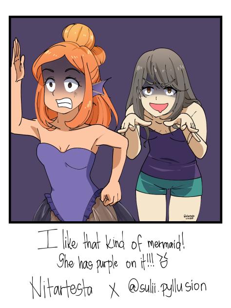 Me & @sulii.pyllusion Selfie 3(Colored)