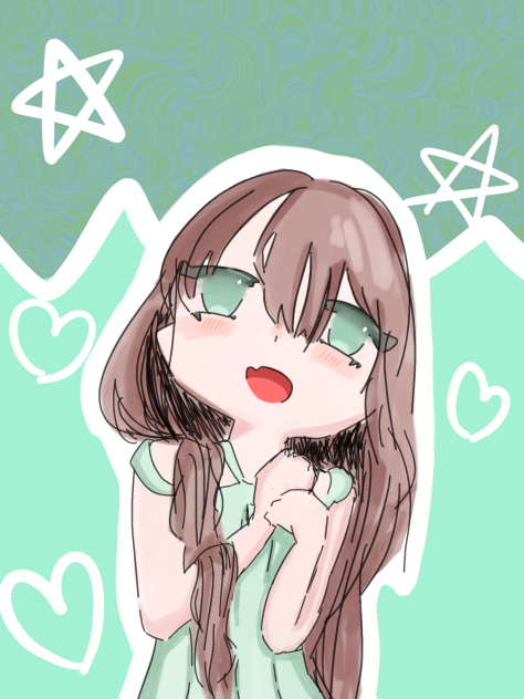 緑色な女の子