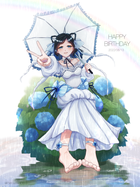 セルフ誕生日イラスト
