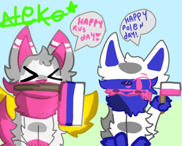Rus and Polen! (NOT A SHIP)