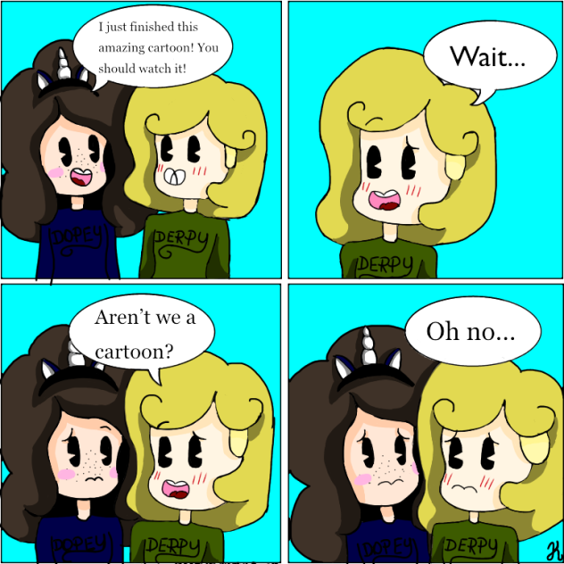 When The 4th Wall Breaks In A TV Show - ibisPaint
