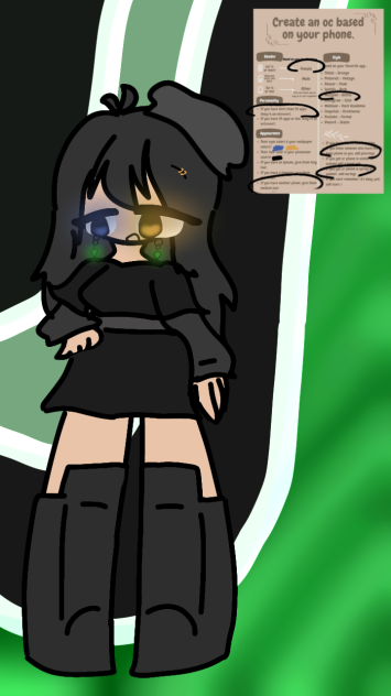 create an oc based on your phone!