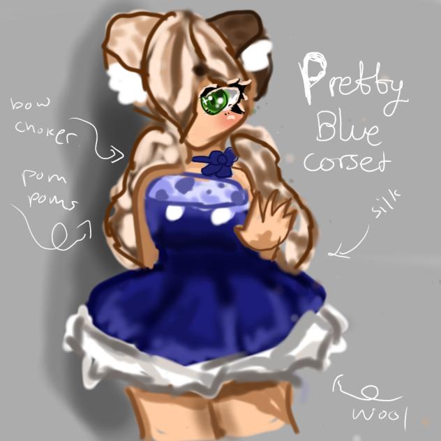 day 1 of drawing cute dresses