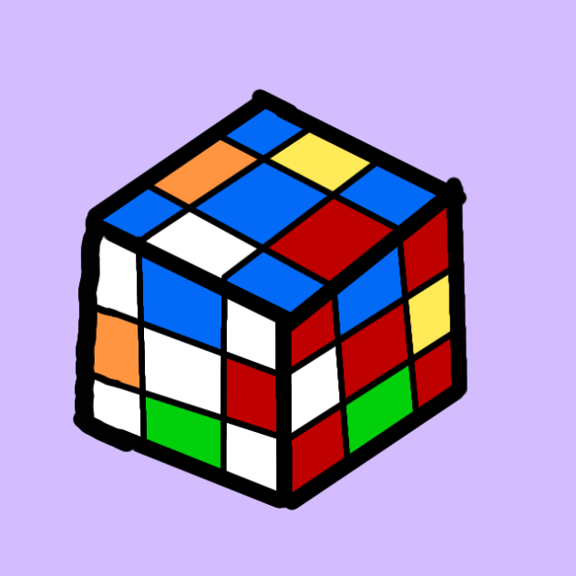 Rubik's Cube Animation - Super Flip