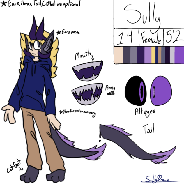 Sully ref sheet