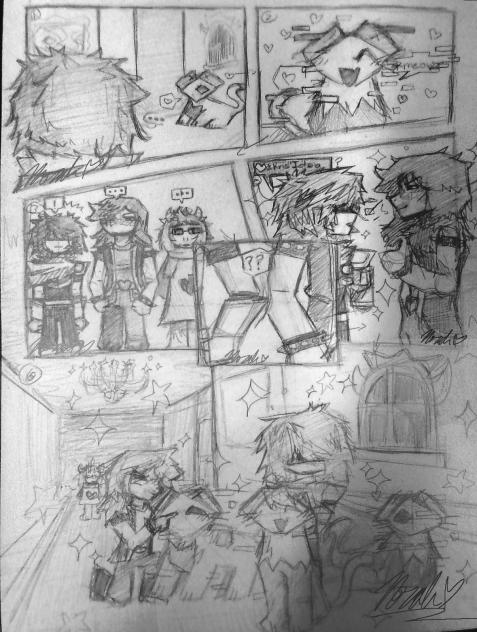 comic i made for my art class - ibisPaint
