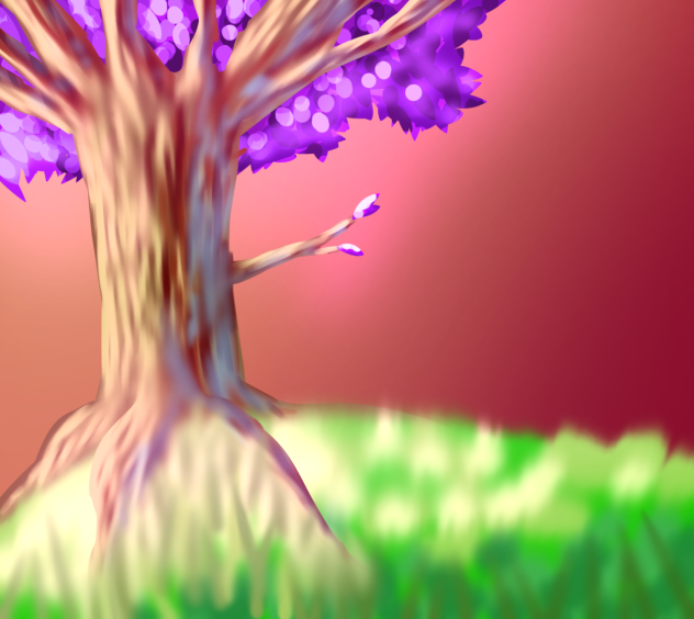 purple tree
