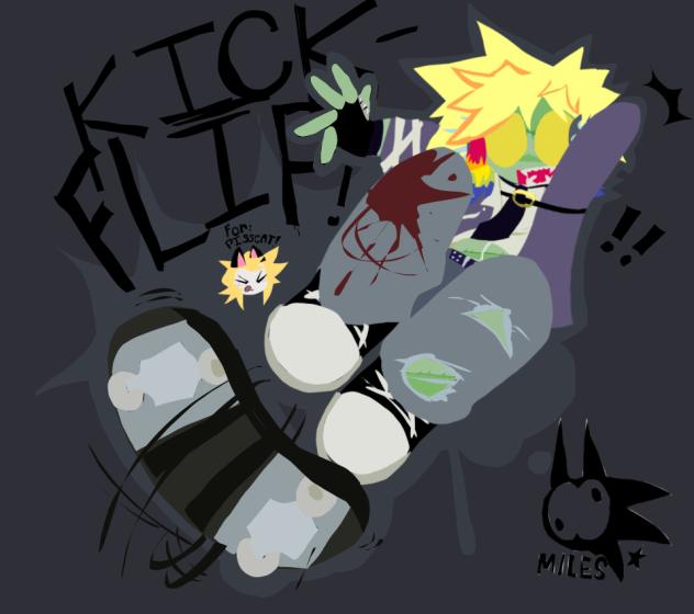 KICK FLIP!