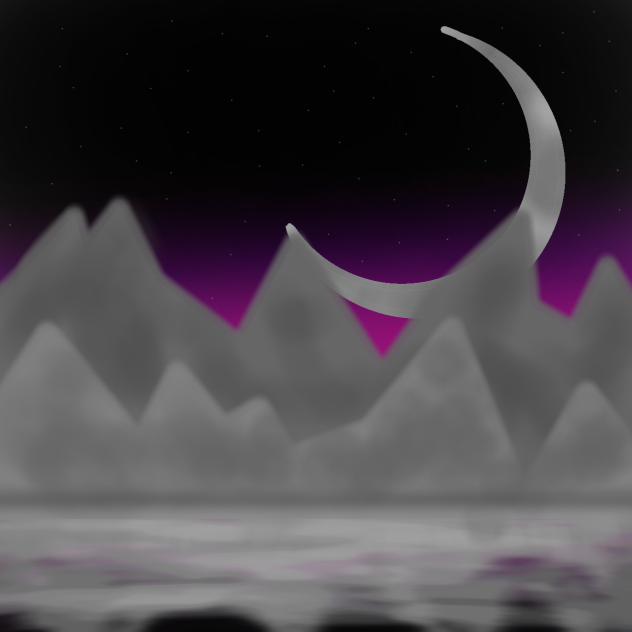 Sunset Mountain Range - ibisPaint