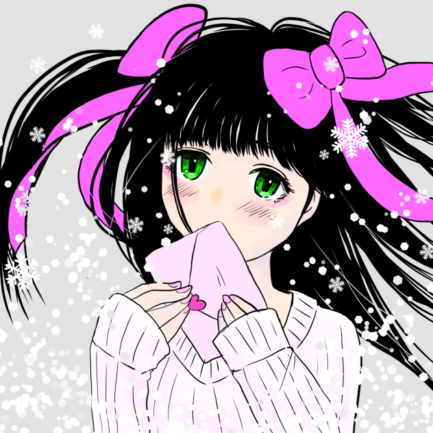 雪だー