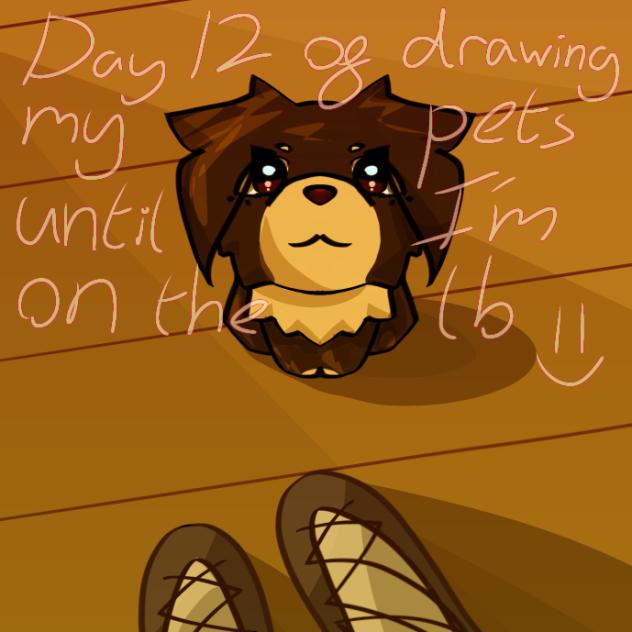 Day 12 of drawing my pets! - ibisPaint